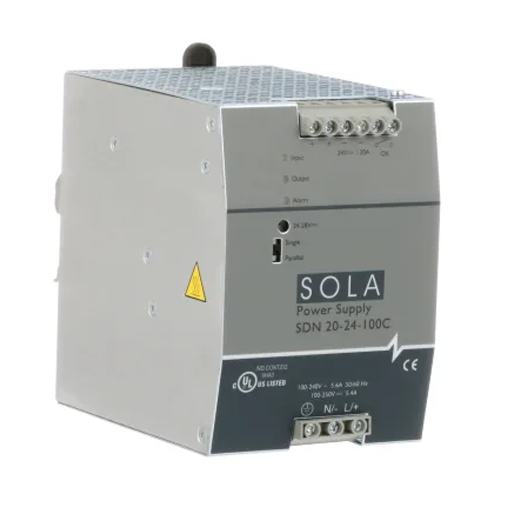 SDN2024100C SOLAHD SDN-C SINGLE PHASE DIN POWER SUPPLY, 480W, 24V OUTPUT, 115-230VAC INPUT (SDN 20-24-100C(X))